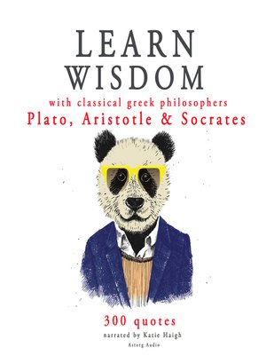 cover image of Learn wisdom with Classical Greek philosophers